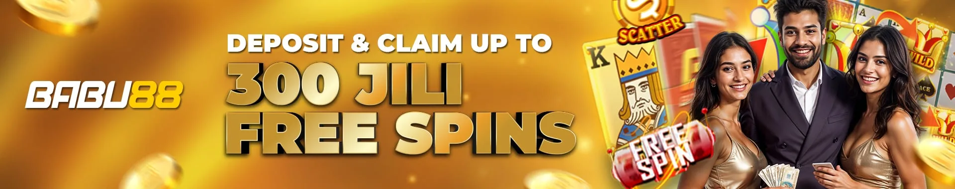 Deposit and claim JILI free spins on BABU88