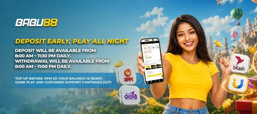Top Up Early, Play All Night — BABU88 deposit offer