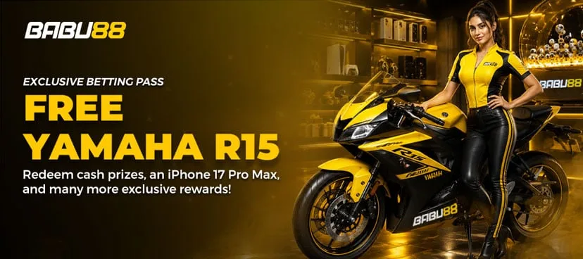 BABU88 Exclusive Betting Pass — Free Yamaha R15